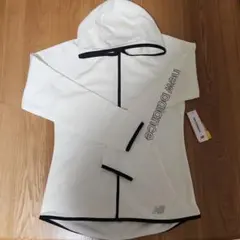 new balance フード付きジャケット ホワイトS