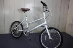 ブルーノ(BRUNO) 20インチ シマノ7段変速 410mm ミニベロ 白のサムネイル