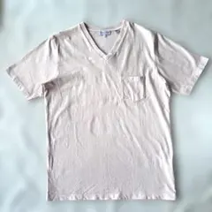 FREAK'S STORE USAコットン L Vネック Tシャツ ライトピンク