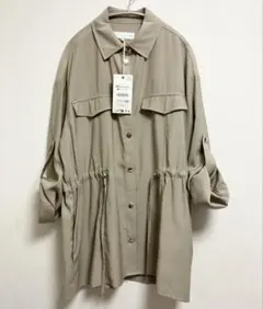 新品ZARA ドロストシャツジャケット
