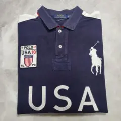 【希少】Polo Ralph Lauren USA 10 ポロシャツ XL