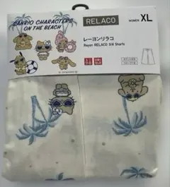 XL ユニクロ　レーヨン　リラコ　サンリオ　マイメロ　大きいサイズ　白