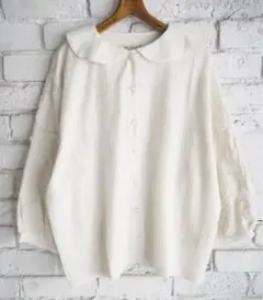 新品　BUNON ブノンフラワータックブラウス（BN2624） 【エクリュ】のサムネイル