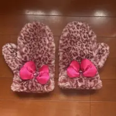 ディズニー ヒョウ柄 手袋