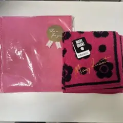 MARY　QUANT ハンカチ ピンク