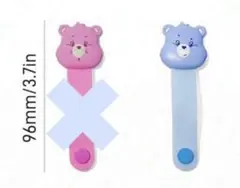 ✿新品未使用 CareBears ケアベア ケーブル収納 グランピーベア ブルー