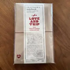 【新品】トラベラーズノート レギュラーサイズ LOVE AND TRIP レッド
