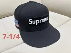 シュプリーム　ボックスロゴ　ニューエラキャップ　7 1/4