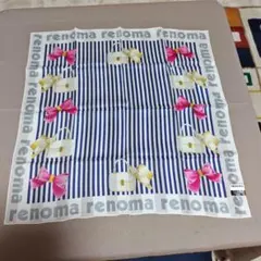 renoma PARIS ハンカチ 大判 58×58cm