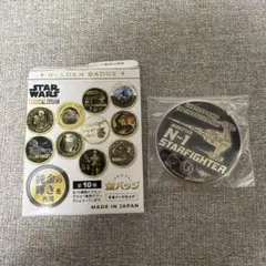 スターウォーズ マンダロリアン グローグー IG-11缶バッジ 金バッジ