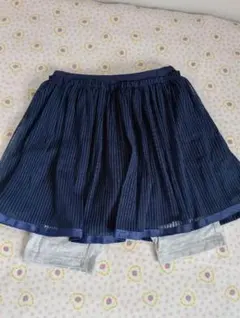 アプレレクール スカッツ 120 ネイビー グレー ショートパンツ