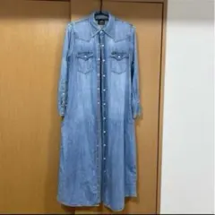 値下げ不可　Leeデニム シャツワンピース