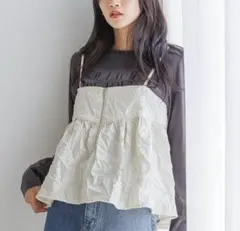 LOWRYSFARM アソートギャザーキャミ