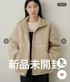 WhimGazetto エコファーショートコート新品 - メルカリ