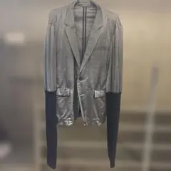 KRISVANASSCHE テーラードジャケット シルバー