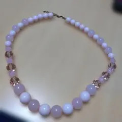 ピンクネックレス