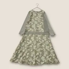 GIANNI LO GIUDICE 花柄 レース セットアップ ベージュ 36