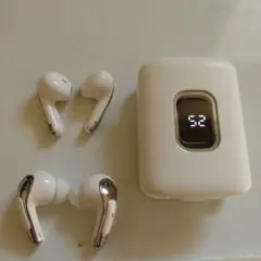 ワイヤレスイヤホン ホワイト 本体のサムネイル