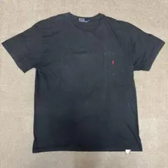 90s ラルフローレン Tシャツ ポケT フェード シングルステッチ