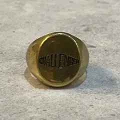 【CHALLENGER】真鍮調 ☆チャレンジャー シグネットリング