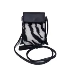 ショルダーバッグ ゼブラ柄