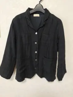 a+koloni 麻100%ジャケット サイズF