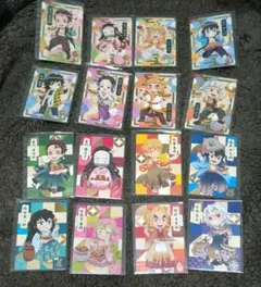 鬼滅の刃 銀だこコラボキャラクターカードセット 16枚
