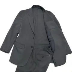 2024 ユニクロ　感動ジャケット　スーツ　セットアップ　ダークグレーS