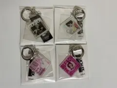 BLEACH 原画展 レコードジャケットキーチェーン 一護 ルキア 茶渡 リルカ