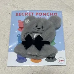 ディズニー シークレット ポンチョ 黒