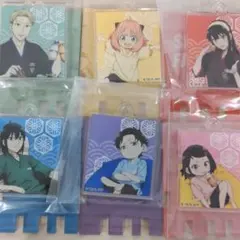 スパイファミリー　極楽湯　銭湯錠風　キーホルダー　全6種セット