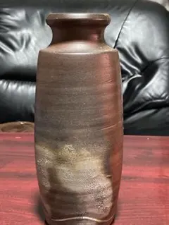 備前焼陶芸 花瓶 焼締