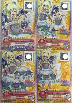 9866☆フローラルファンタジアアクセ+認定証付セット アイカツスターズ 木星 双葉アリア】アイカツスターズ！ 木星の認定証＆SPR フローラル