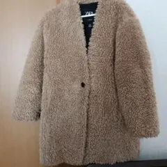 ZARA ベージュ ボアコート