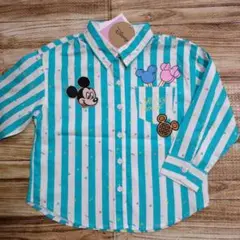 新品 未使用 しまむら Akure YUMI 長袖シャツブラウス 110