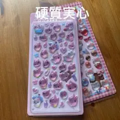 少量新作3D シール ぷくぷくキャラクターシール 最安値スタート 硬質2枚セット