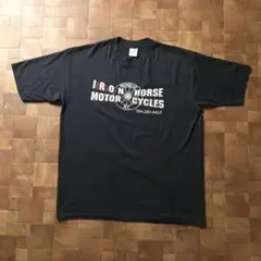 ト*ル様 90s USA製　企業ロゴ Tシャツ　ネイビー　XXL　シングル　バイ