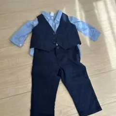 H&M フォーマルスーツ ネイビー 80サイズ