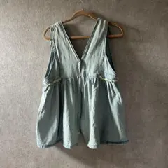 niko and...2WAYガーリーベスト デニム