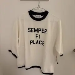 BLUE LAKE MARKET ロゴTシャツ ホワイトのサムネイル