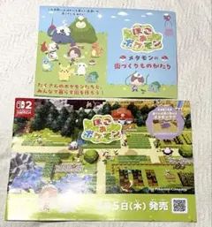 ぽこあポケモン switch2 冊子２枚
