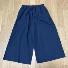 ゴム ガウチョパンツ