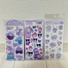 クロミ マイメロディ平成はっぴー フォンウォーターシール すりガラス風シール