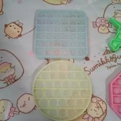 プッシュポップバブル 知育玩具 2個セット