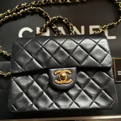 CHANEL ミニマトラッセラムスキンゴールド金具3wayミニマト