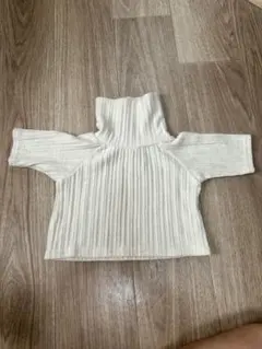 nunubiel 하이넥 리브 니트 탑스 S