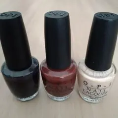 OPI ネイルラッカー 3本セット