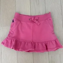 RALPH LAUREN ピンク フリルスカート 90