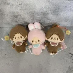 モンチッチむきゅむきゅマスコット 全3種セット