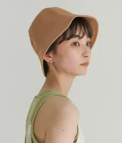 select MOCA セレクトモカ バケットハット ベージュ ポリエステルのサムネイル